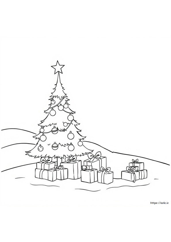 Cetakan Mewarnai Natal