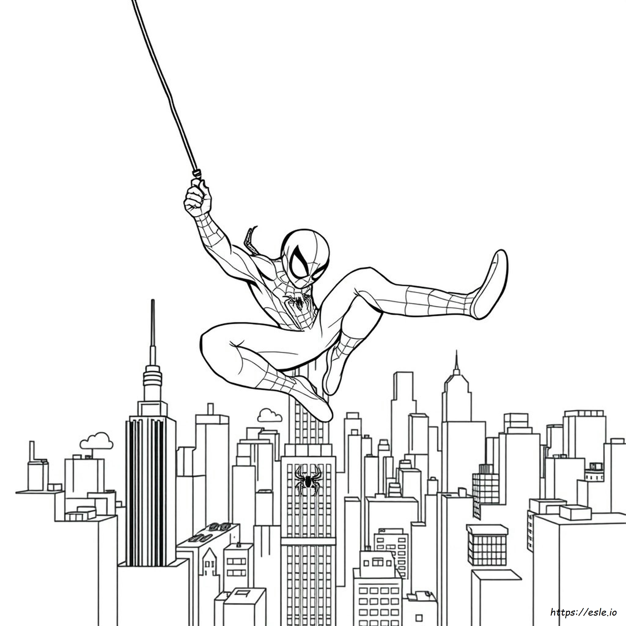 Spiderman Coloring Png