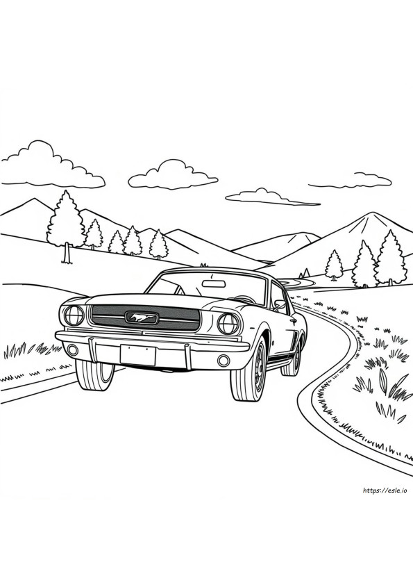 Mustang Coloring Pages