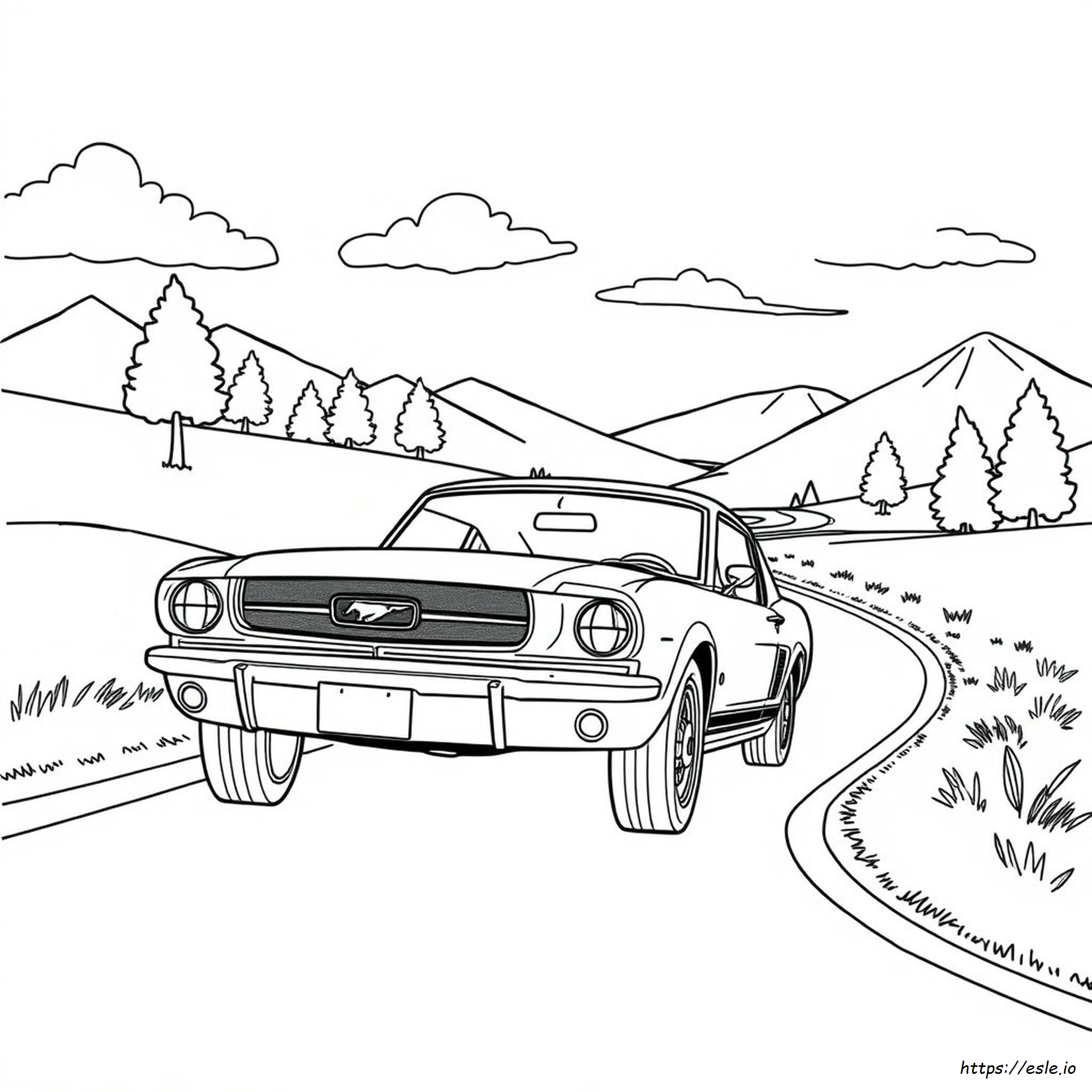Mustang, Disegni Da Colorare