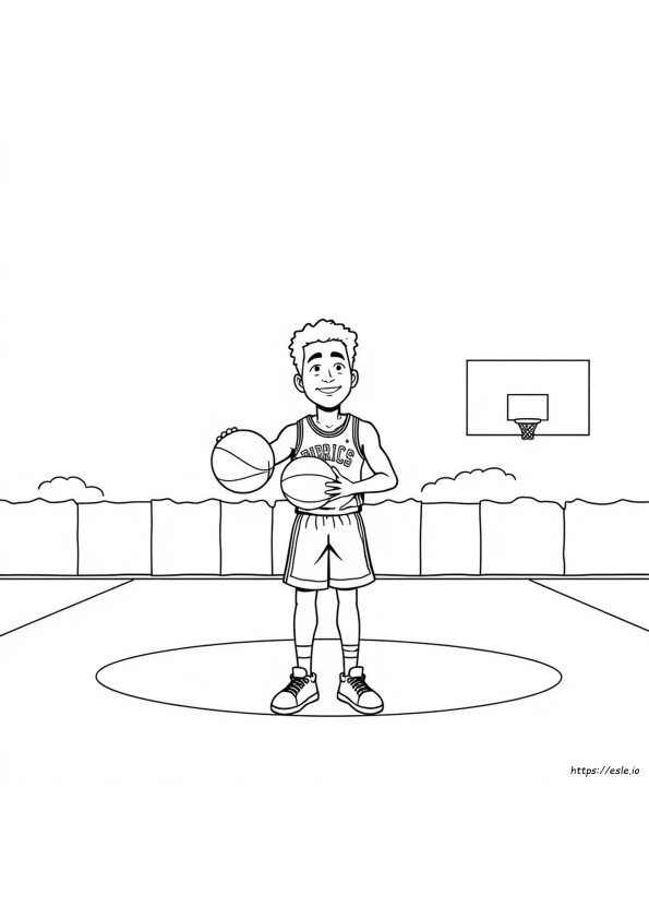 Derrick Rose Gambar Mewarnai