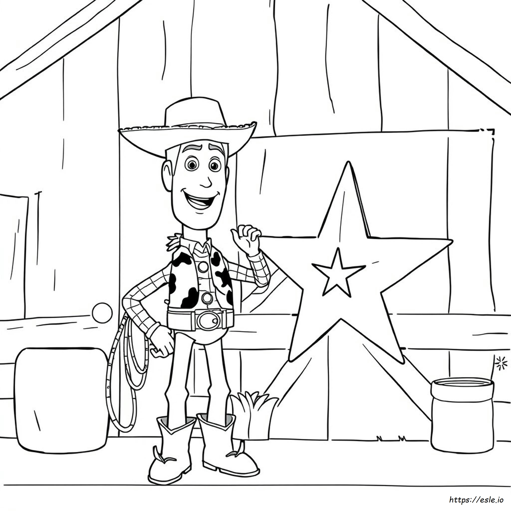 Woody Toy Story Coloring
