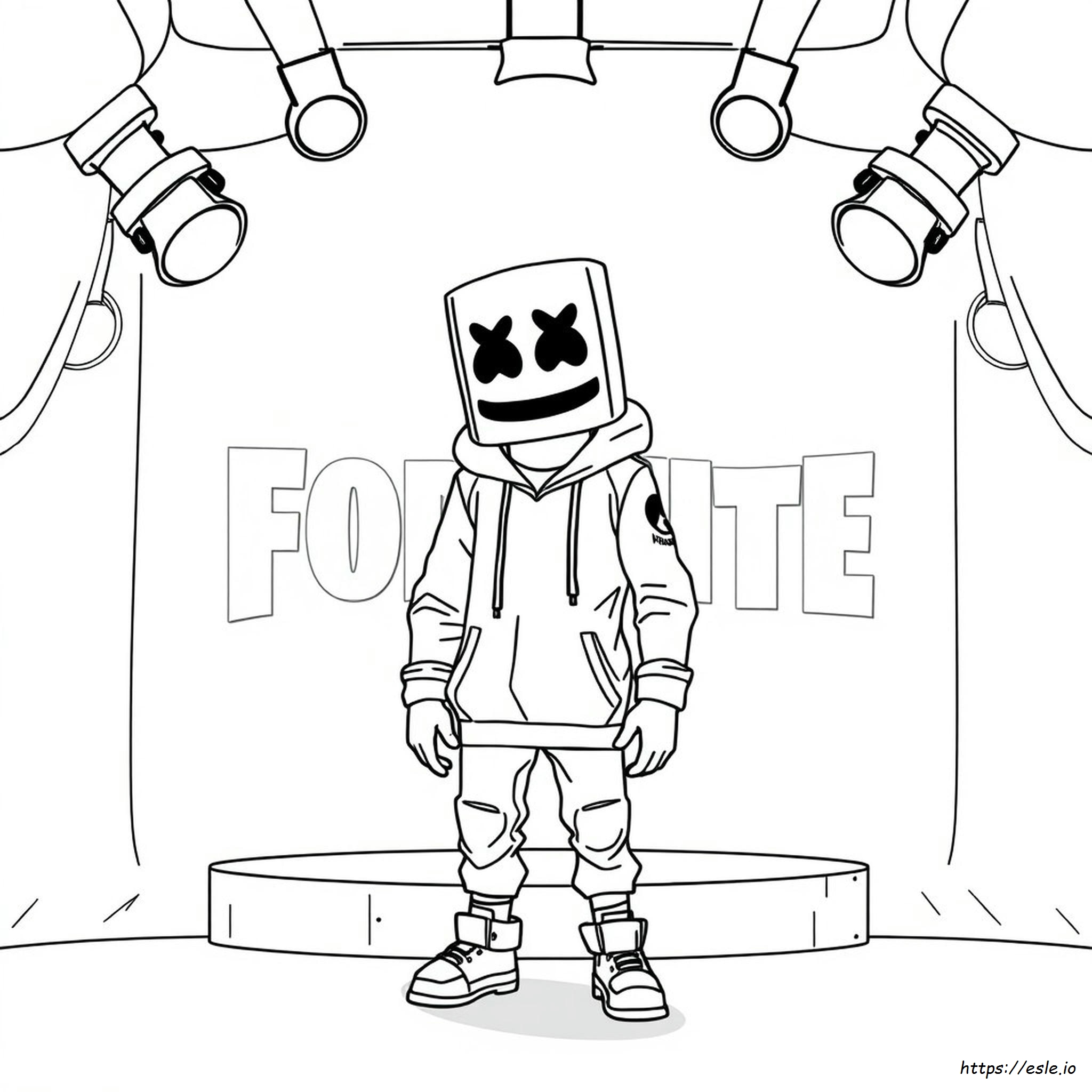 Fortnite Marshmello Disegni Da Colorare