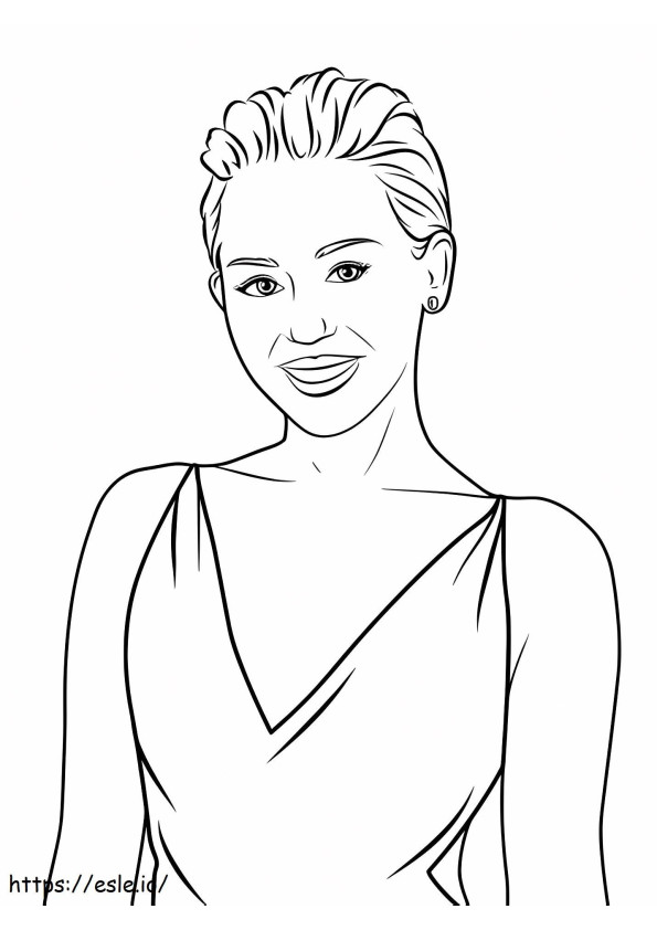 Miley Cyrus coloring page