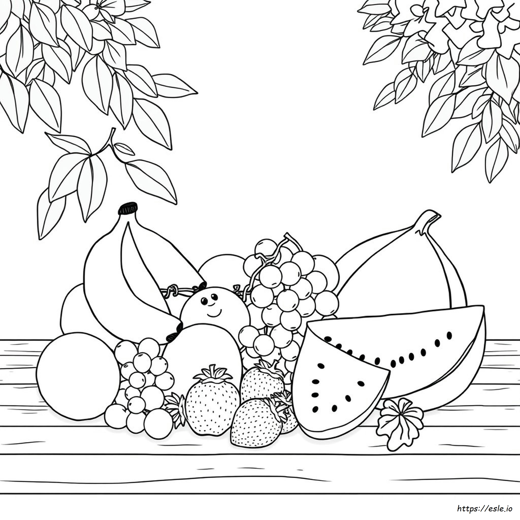 Frutta Da Colorare