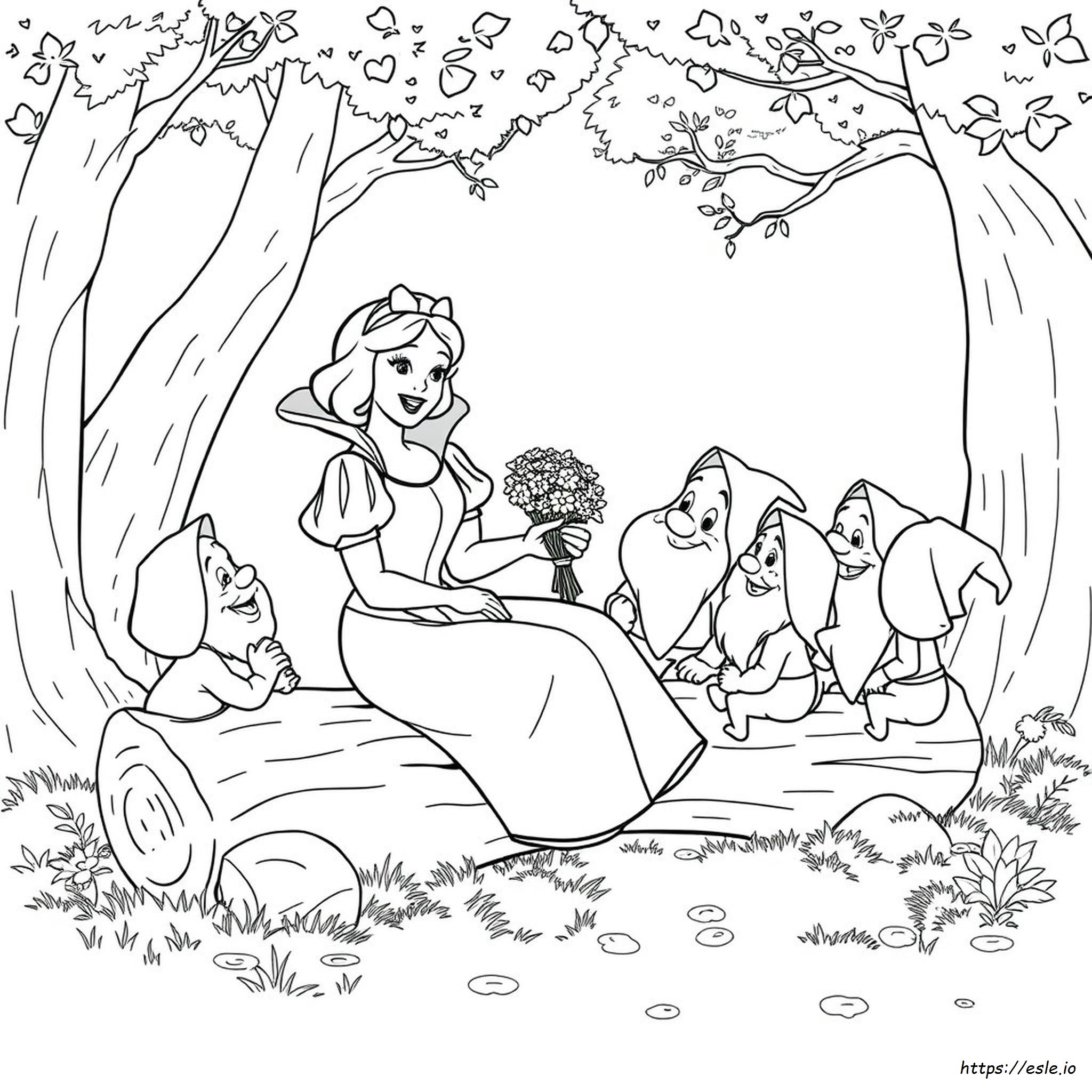 Biancaneve Disney Da Colorare