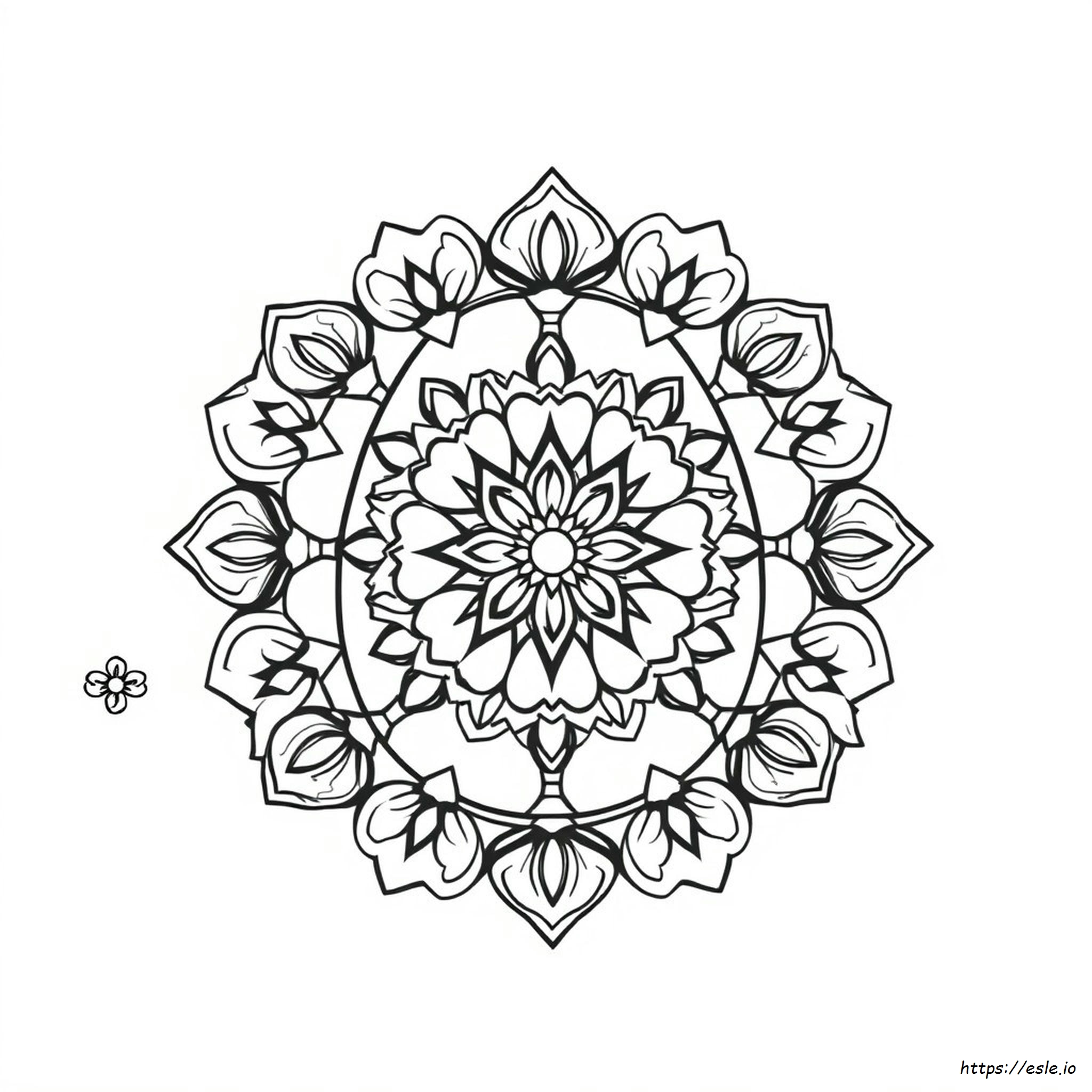 Mandala Uova Di Pasqua Da Colorare E Stampare Gratis