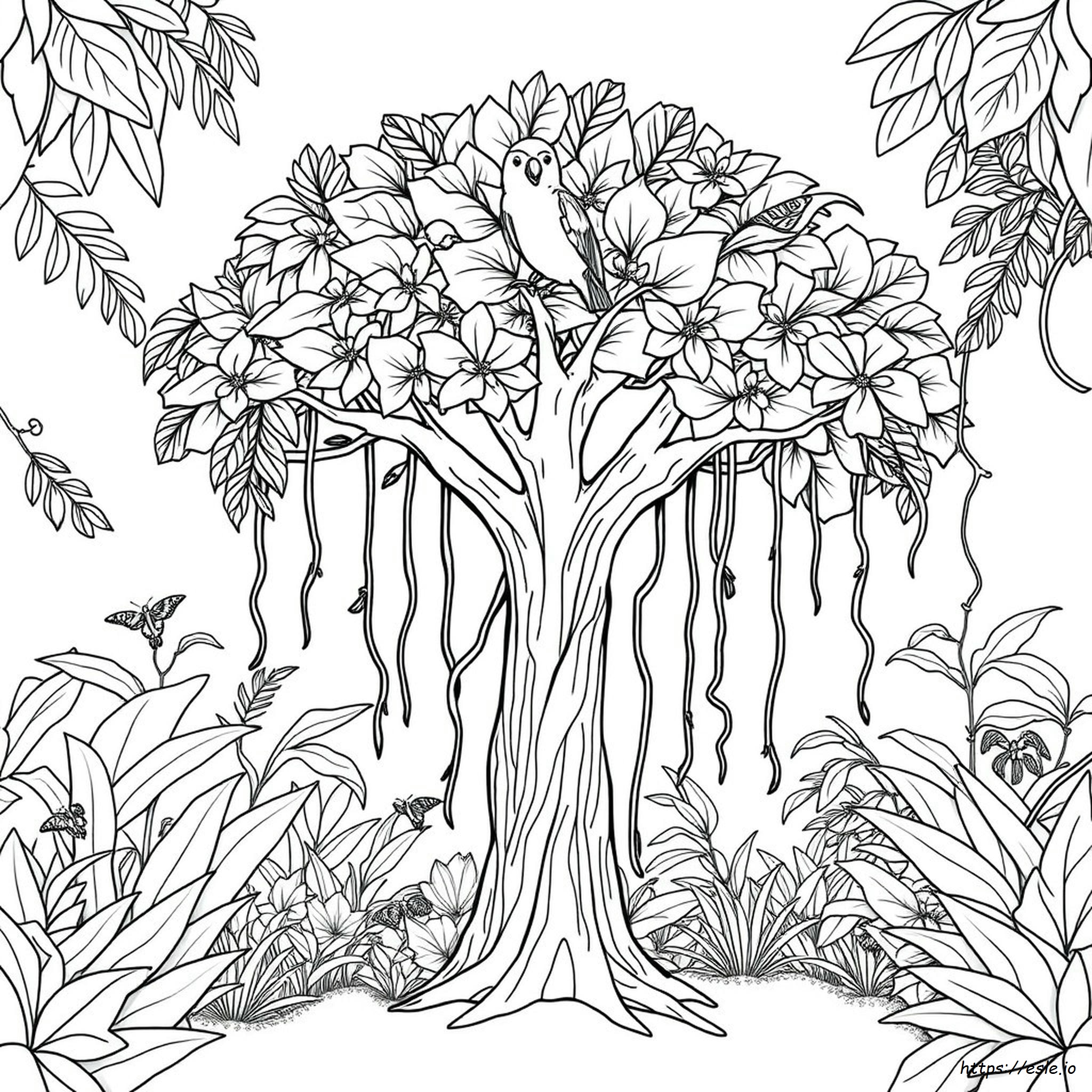 Great Kapok Tree Coloring Pages