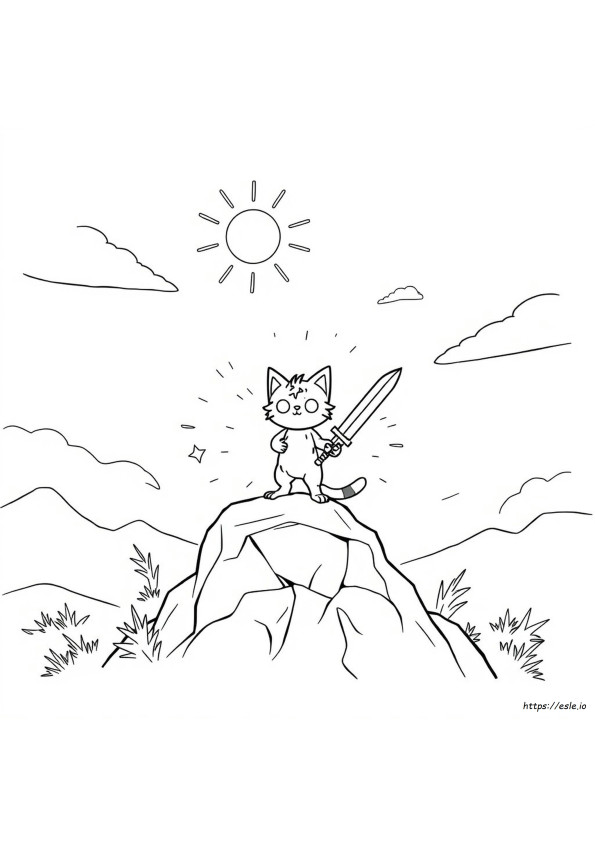 Meowscles Fortnite Gambar Mewarnai