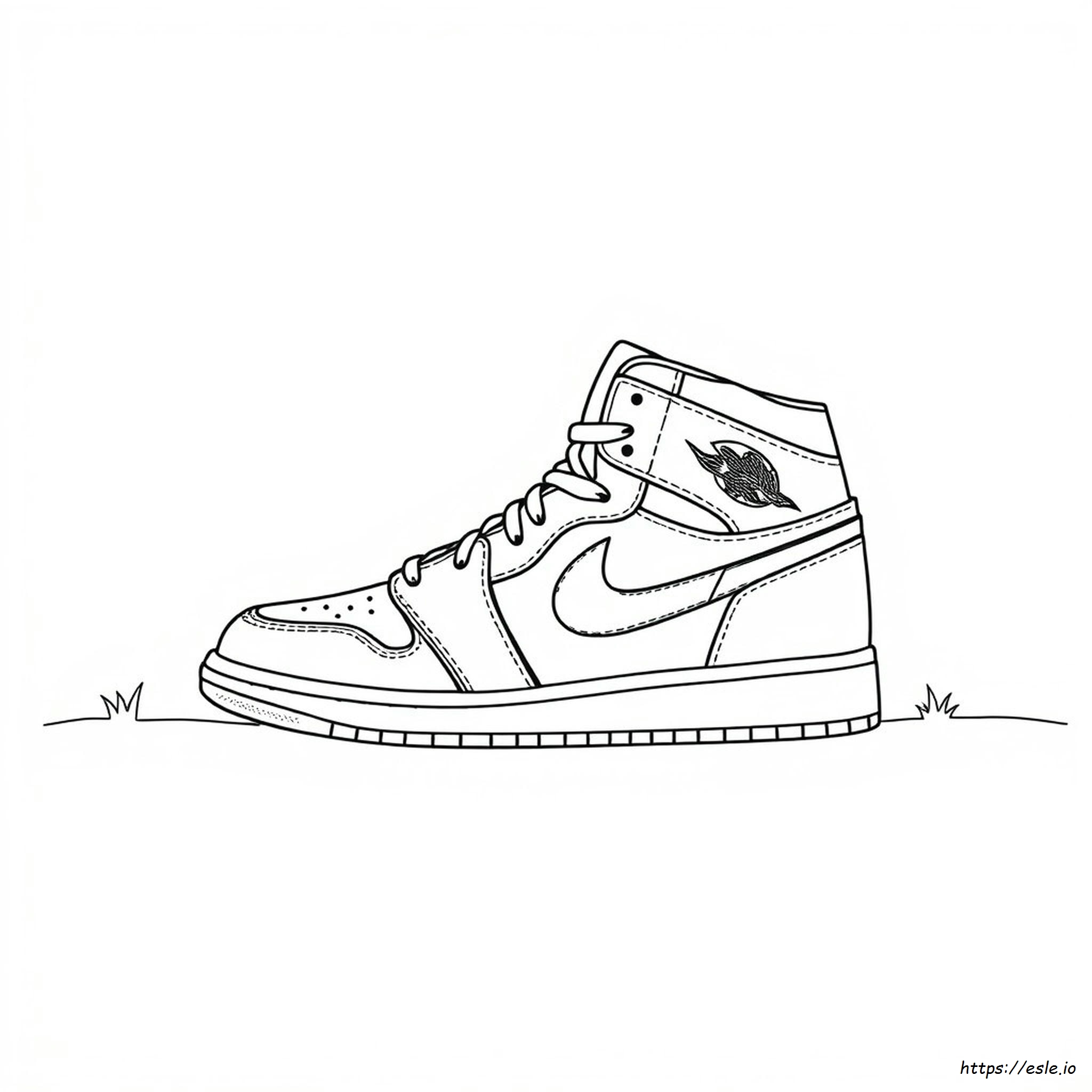 Jordan 1 Da Colorare E Stampare
