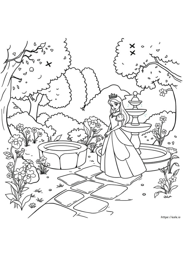 Prinsessa Tulostettavat Värityskuvat Pdf