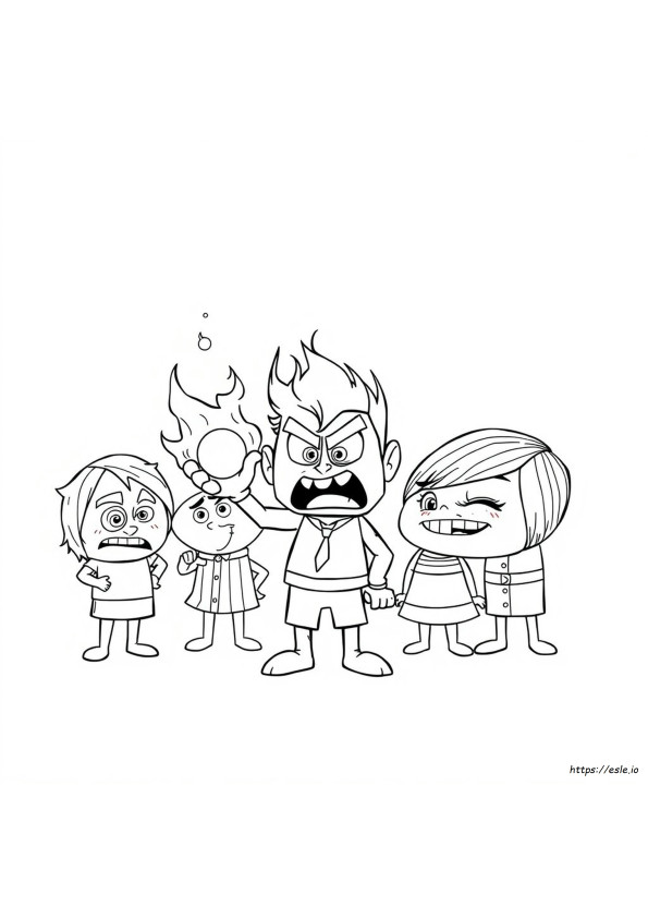 Rabbia Di Inside Out Disegni Da Colorare
