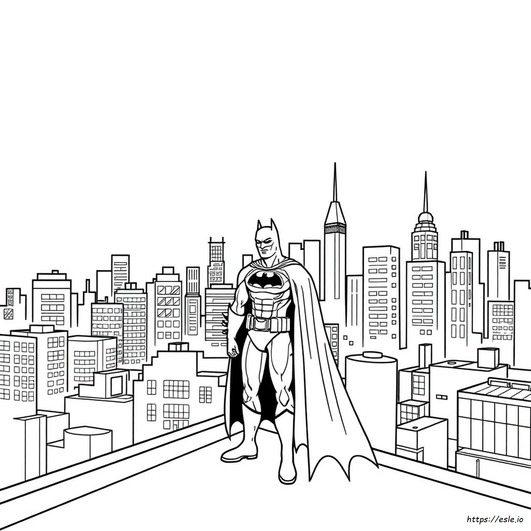 Free Printable Batman Coloring Sheets