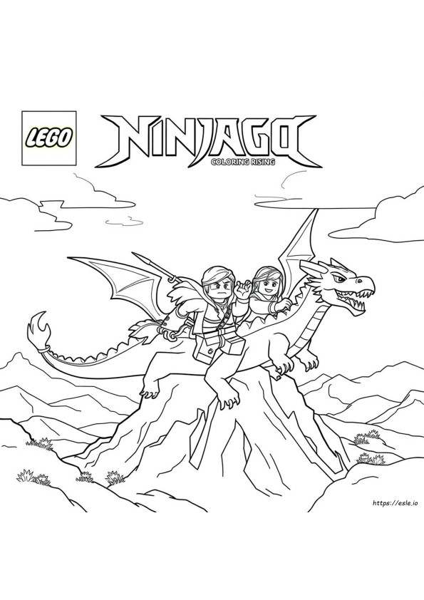 Lego Ninjago Dragons Rising Coloring Pages