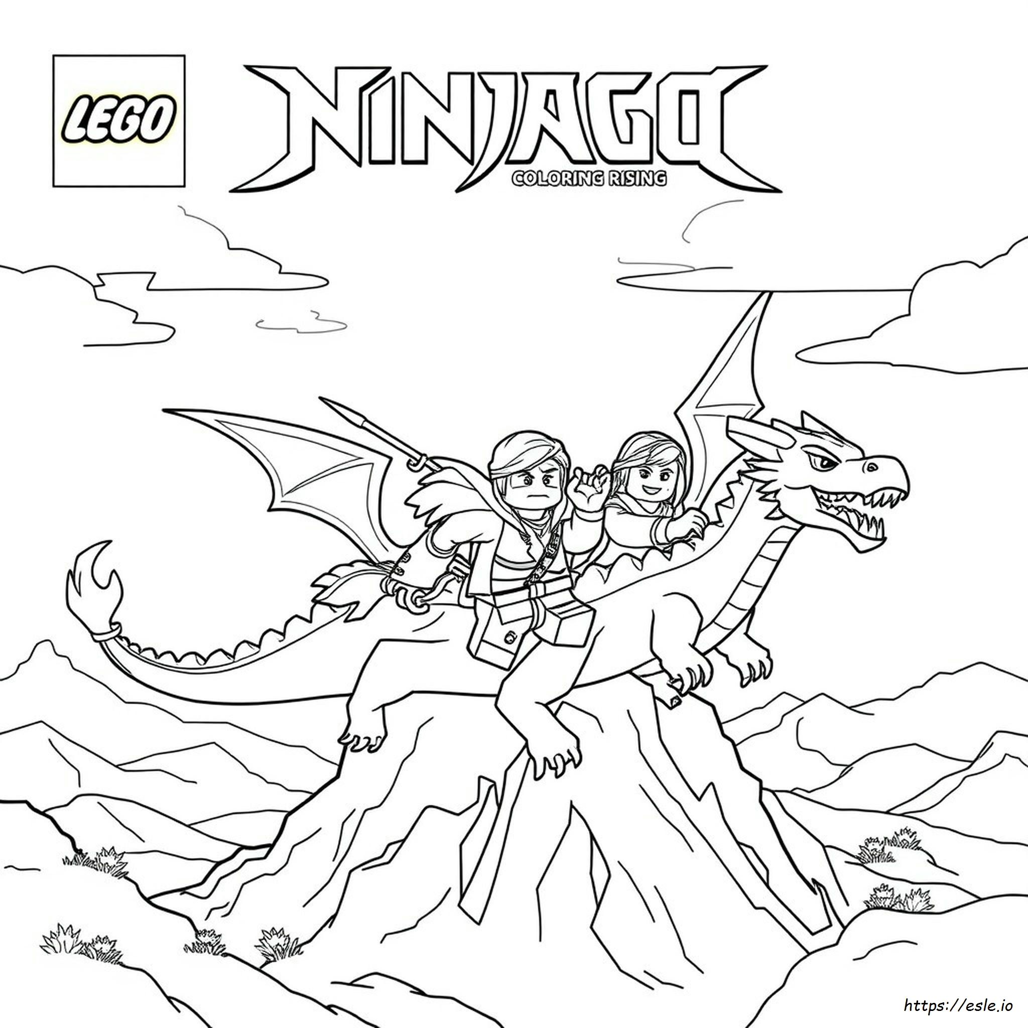 Lego Ninjago Dragons Rising Coloring Pages