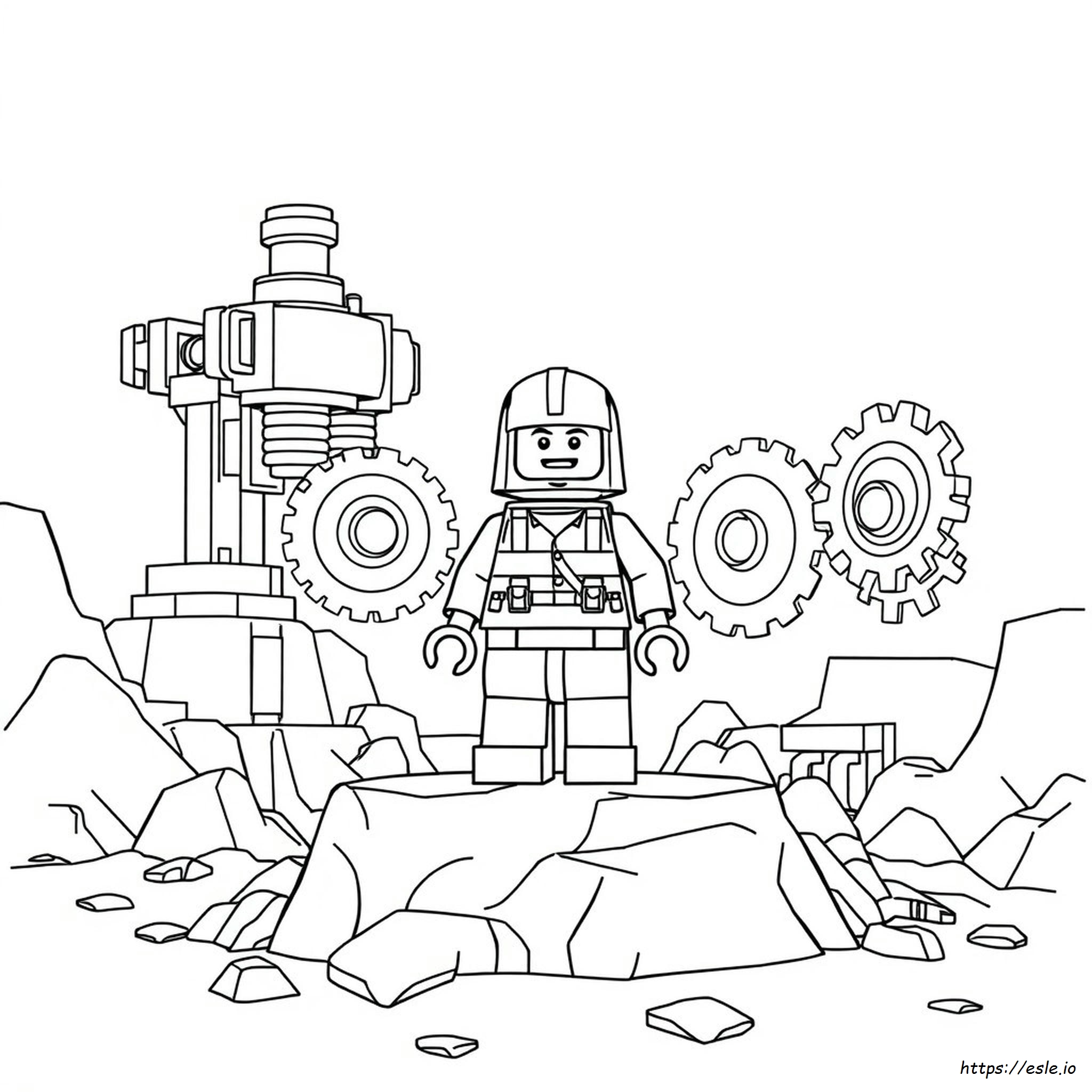 Pagini De Colorat Lego Hero Factory
