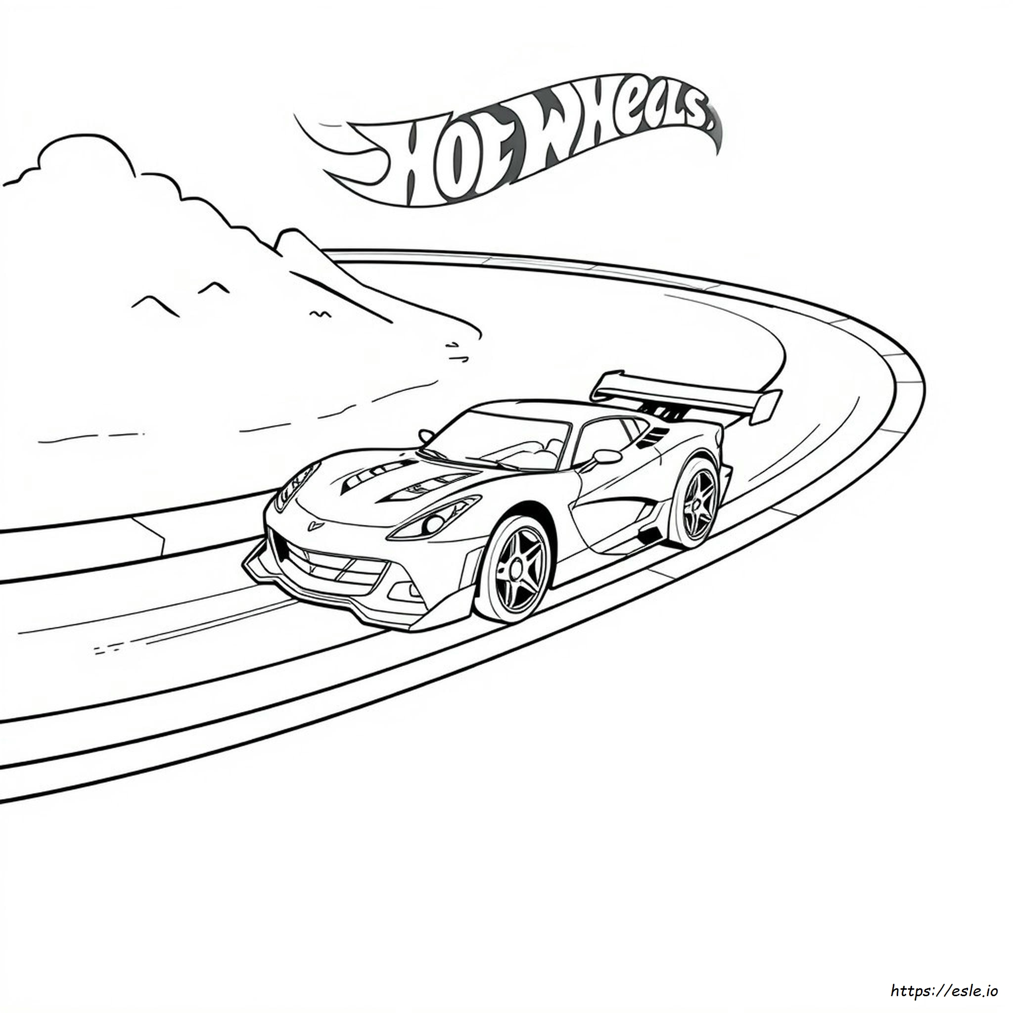 Hot Wheels Auto Ausmalbilder