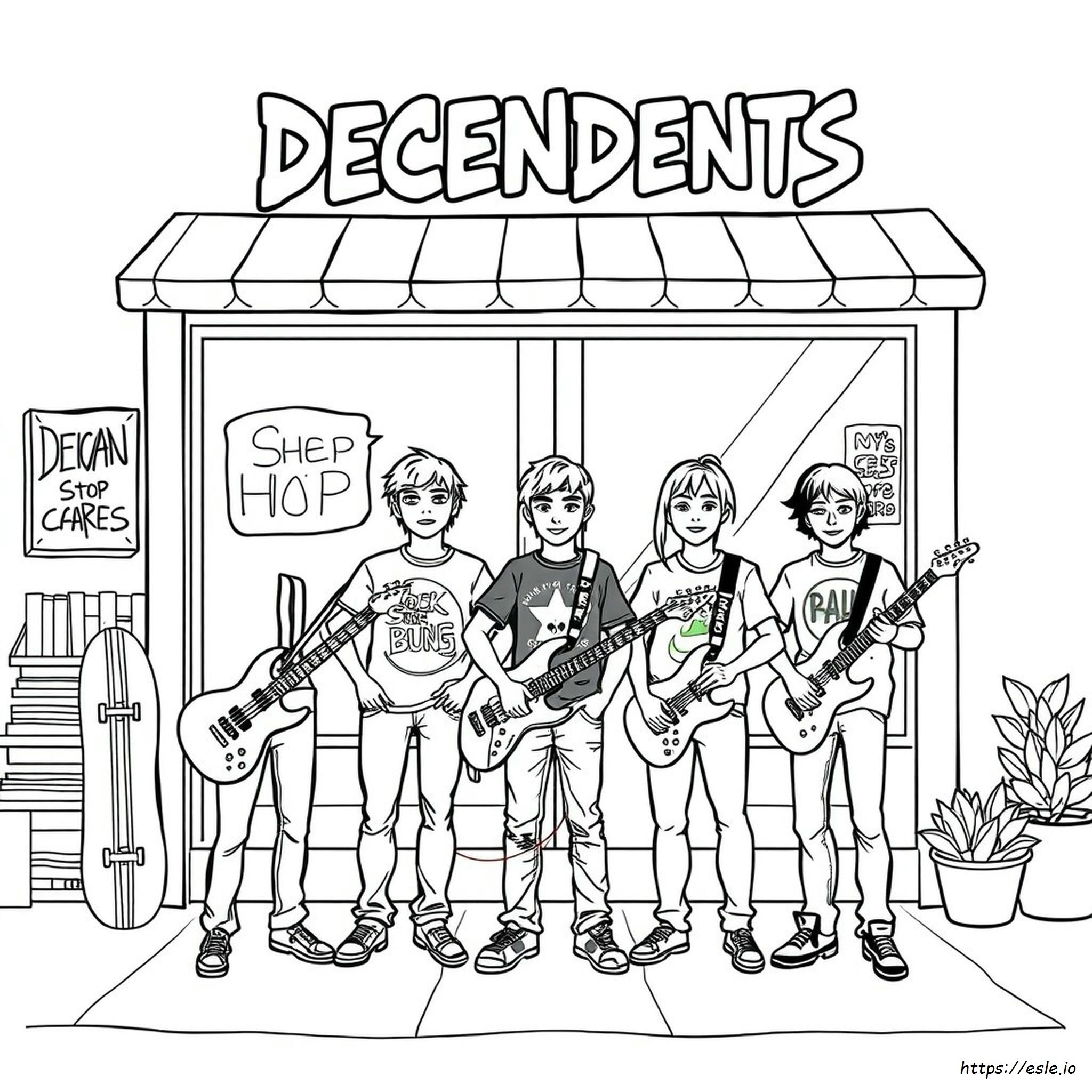 Pagene Da Colorare Descendants