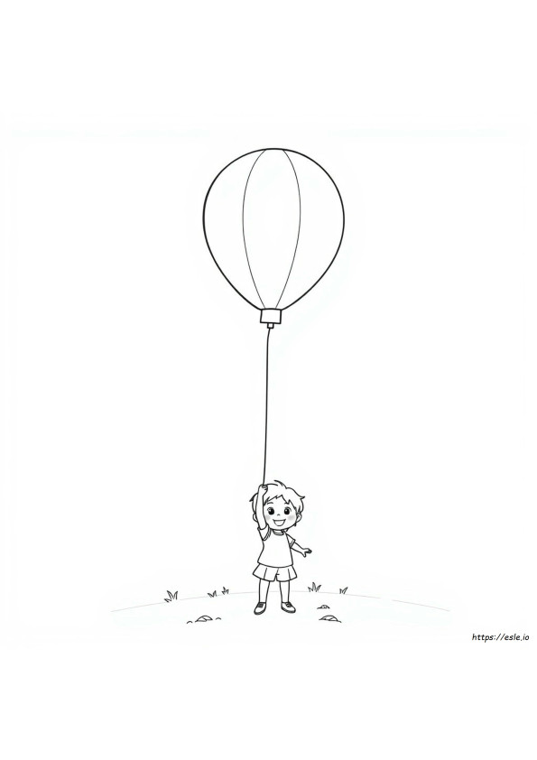 Dibujo De Globo Para Colorear