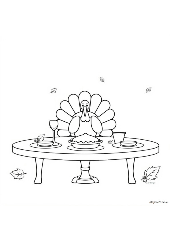 Selamat Hari Thanksgiving Dapat Dicetak Gratis Gambar Mewarnai