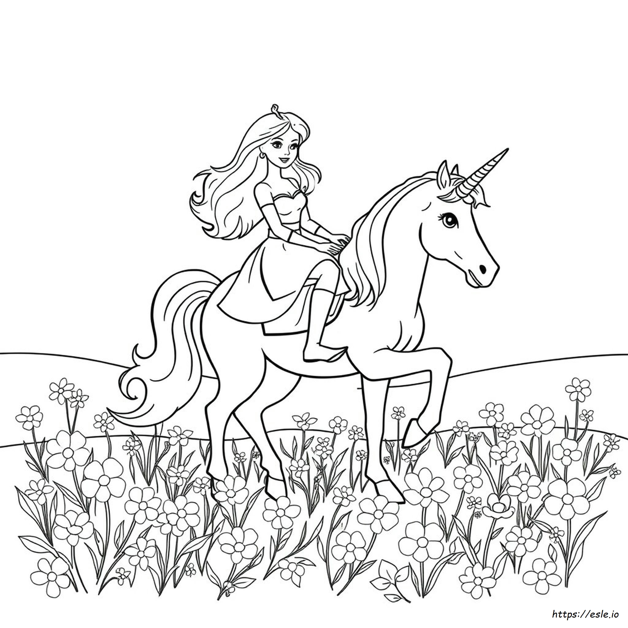 Barbie Cavallo Da Colorare