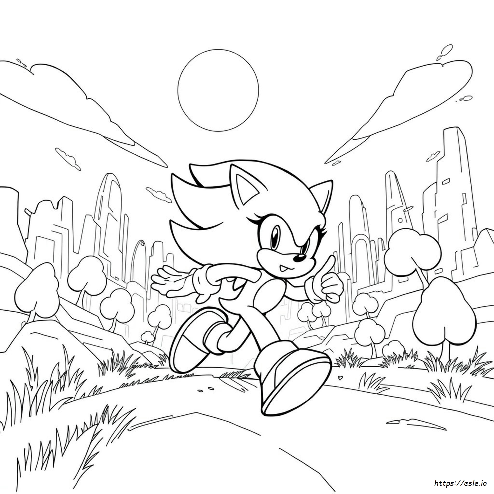 Tails Sonic Da Colorare