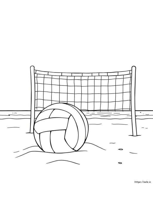 How To Color A Volleyball