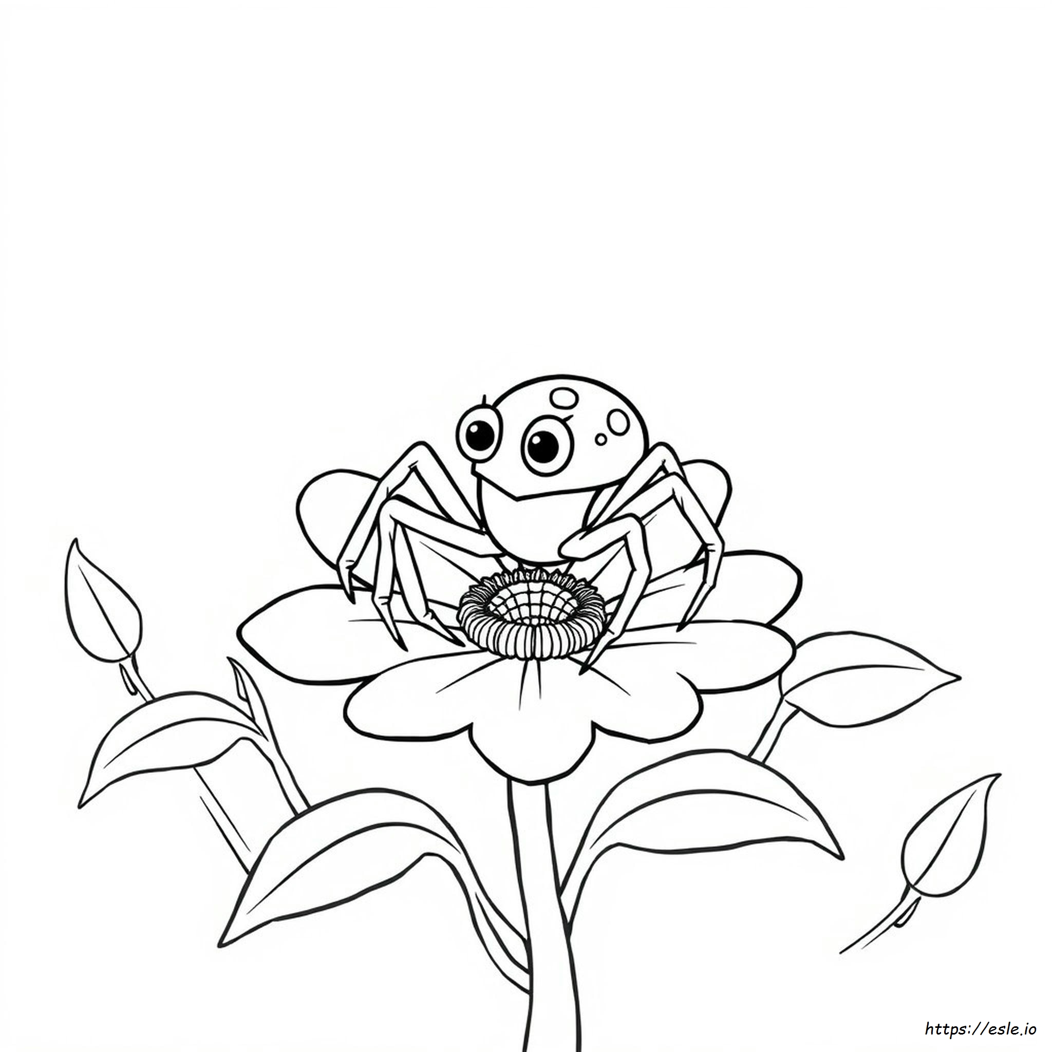 Printable Lucas The Spider Coloring Page