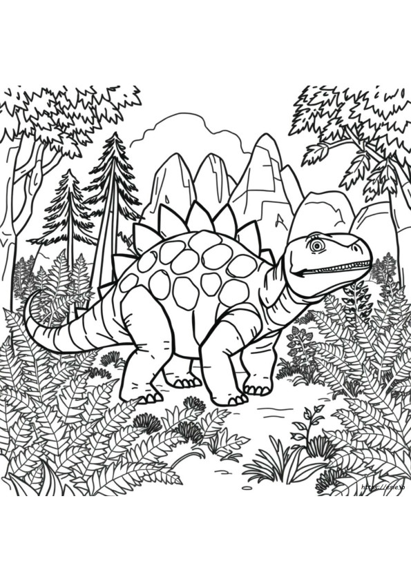 Ankylosaurus Pictures To Color