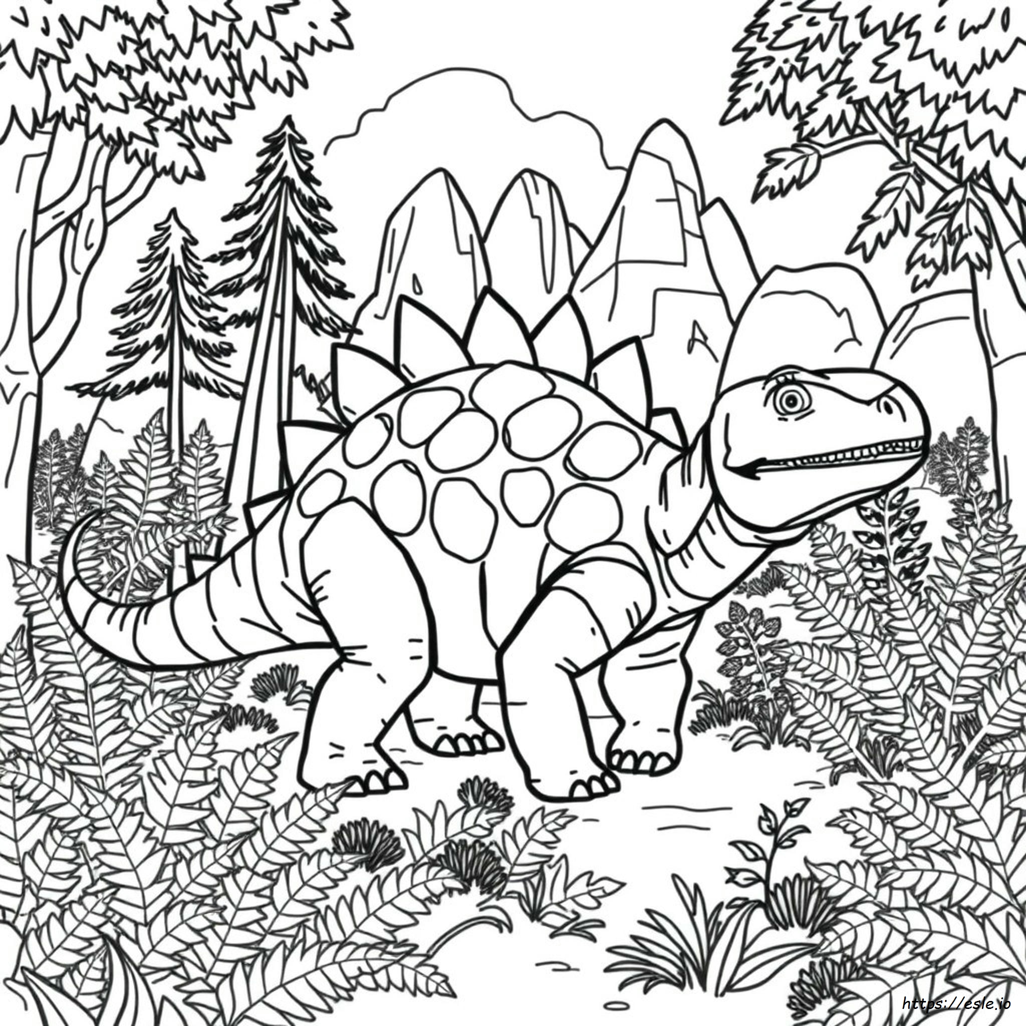 Ankylosaurus Pictures To Color