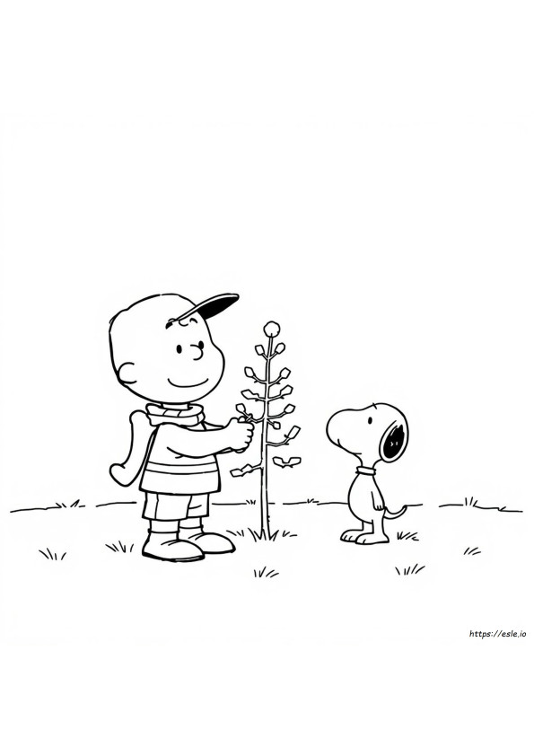 Disegni Di Natale Di Charlie Brown Da Colorare E Stampare