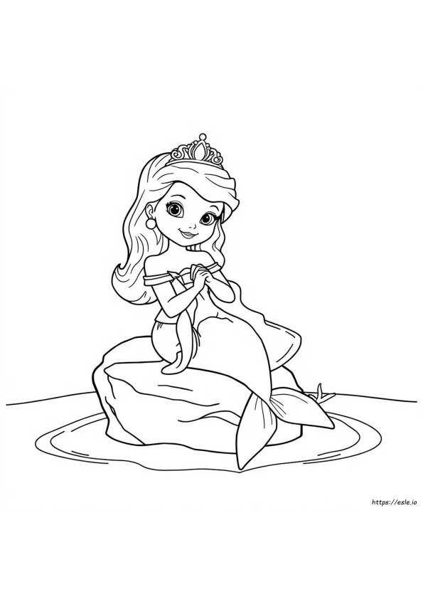 Princess Sofia Mermaid Coloring Pages