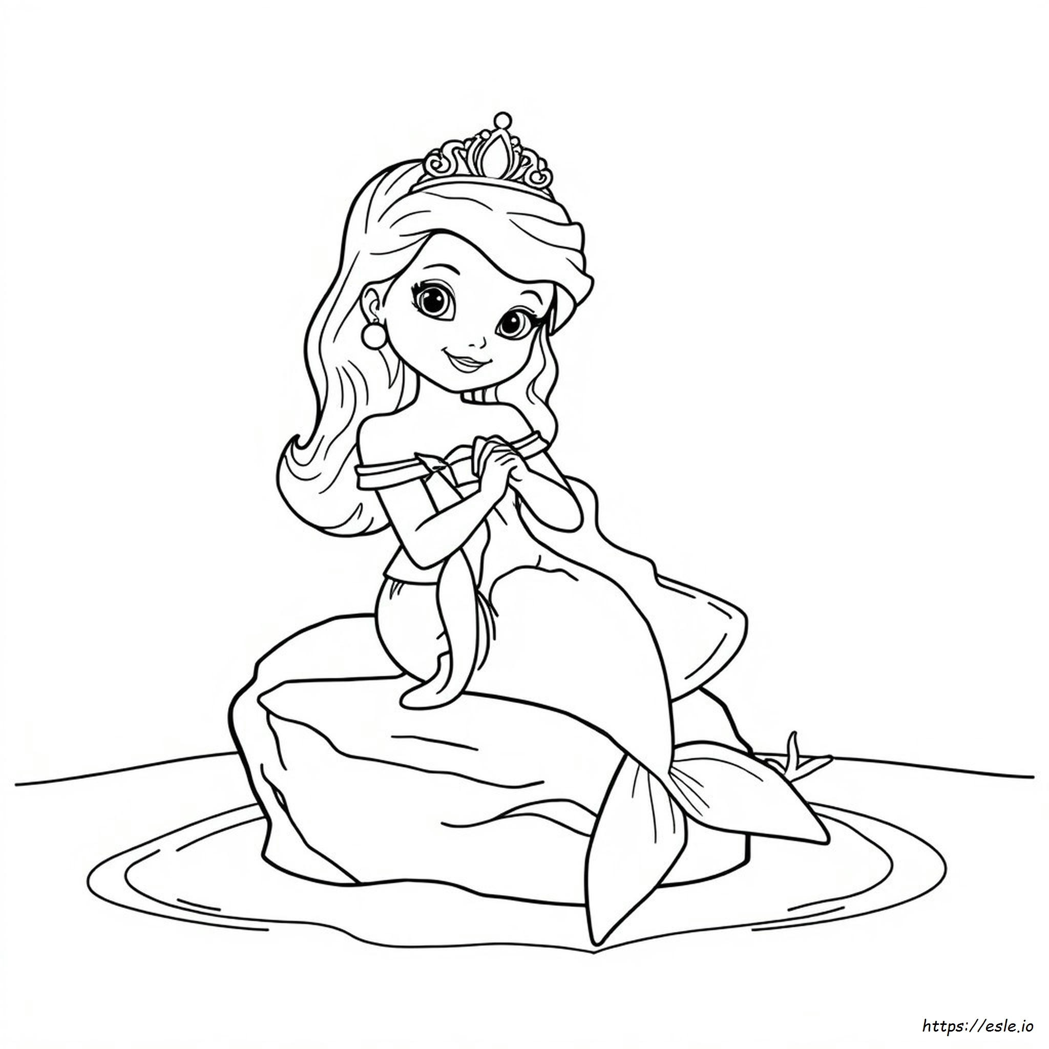 Princess Sofia Mermaid Coloring Pages