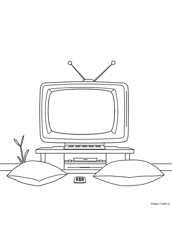 Televízió Színező