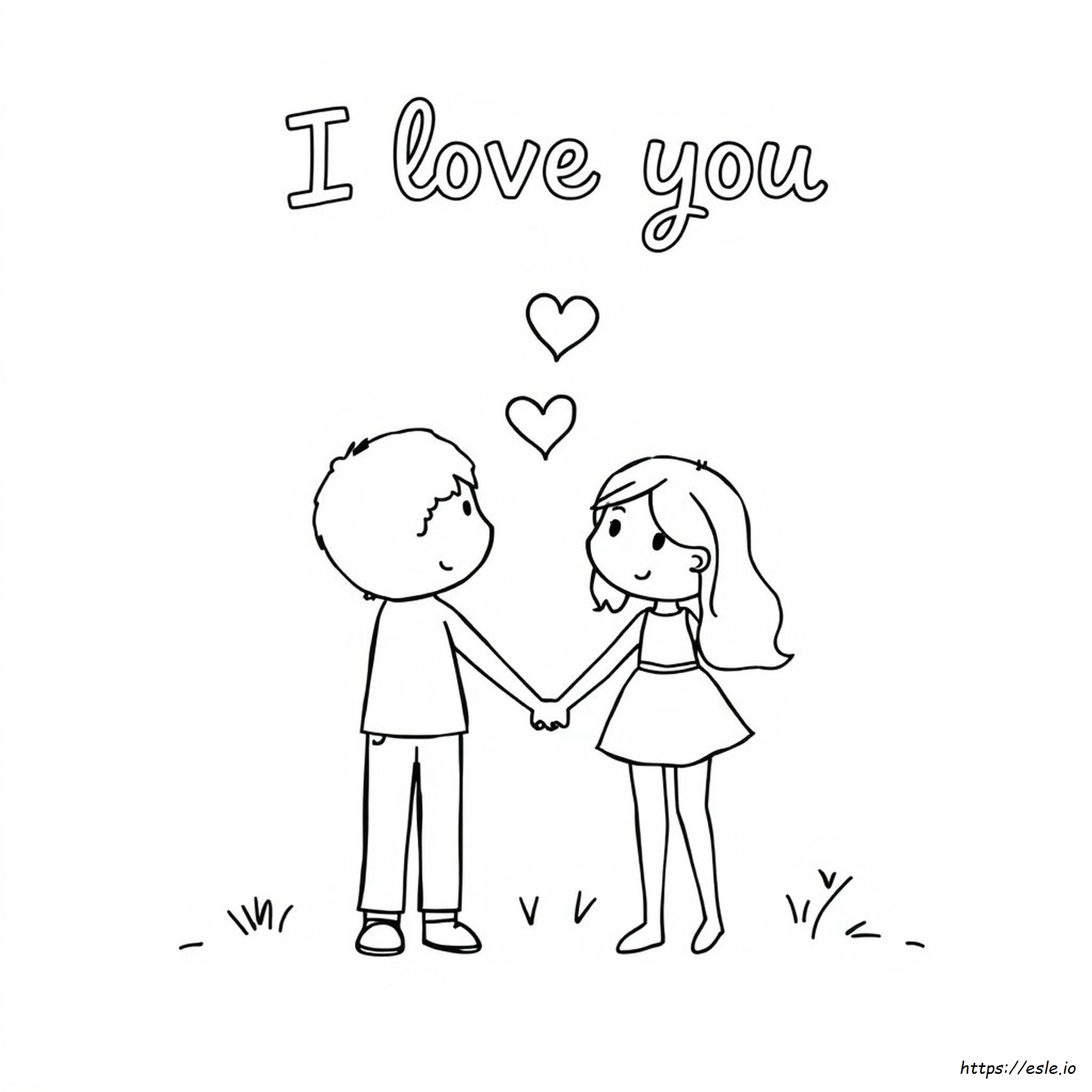 I Love You Coloring Pages Pdf