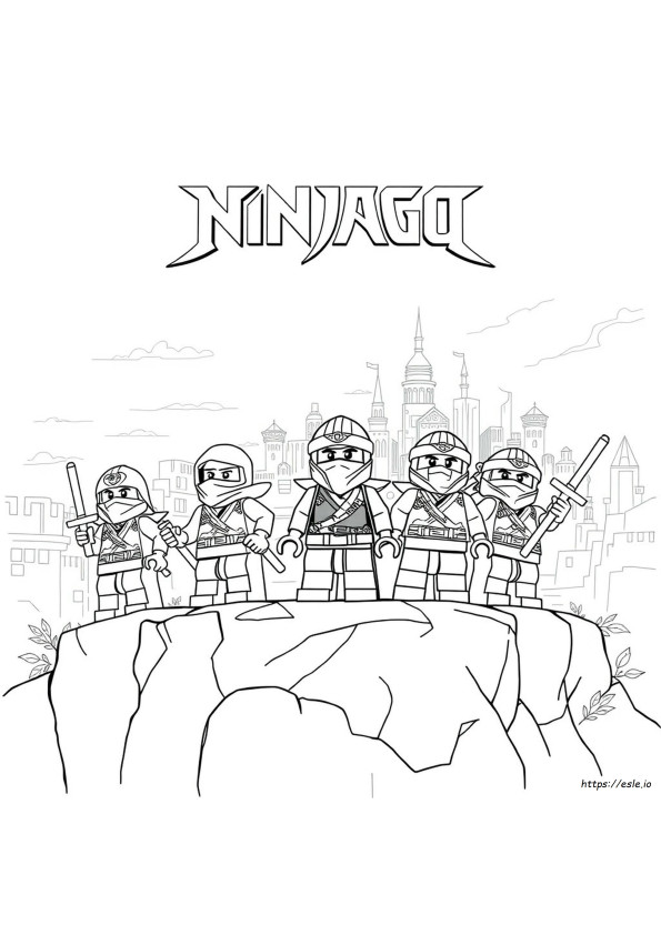 Ninjago Movie Coloring Pages