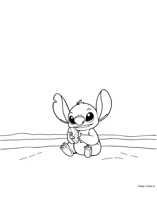 Gambar Mewarnai Stitch