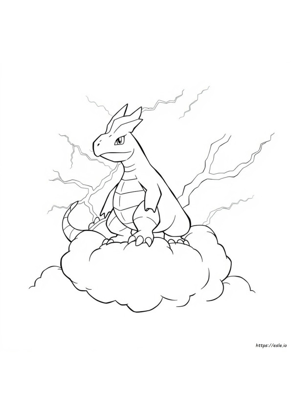 Gambar Mewarnai Pokemon Thundurus