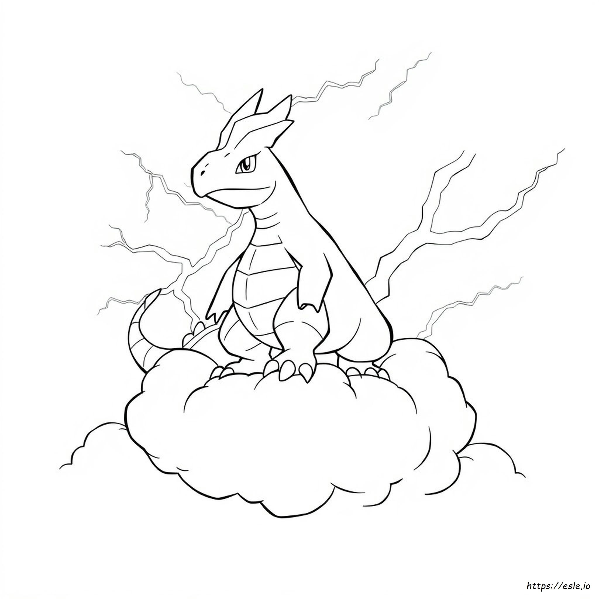 Thundurus Pokemon Da Colorare