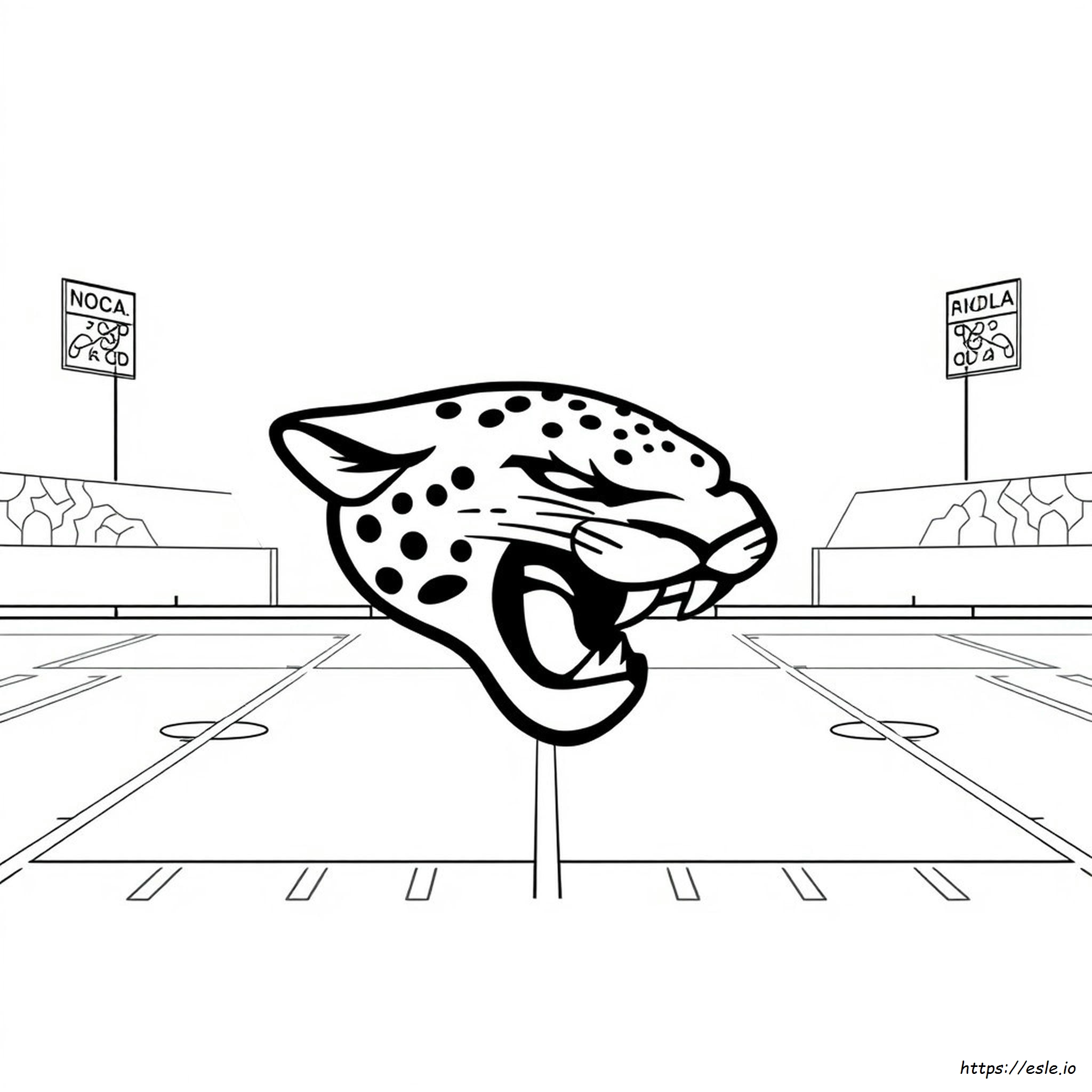 Disegno Da Colorare Del Logo Dei Jacksonville Jaguars