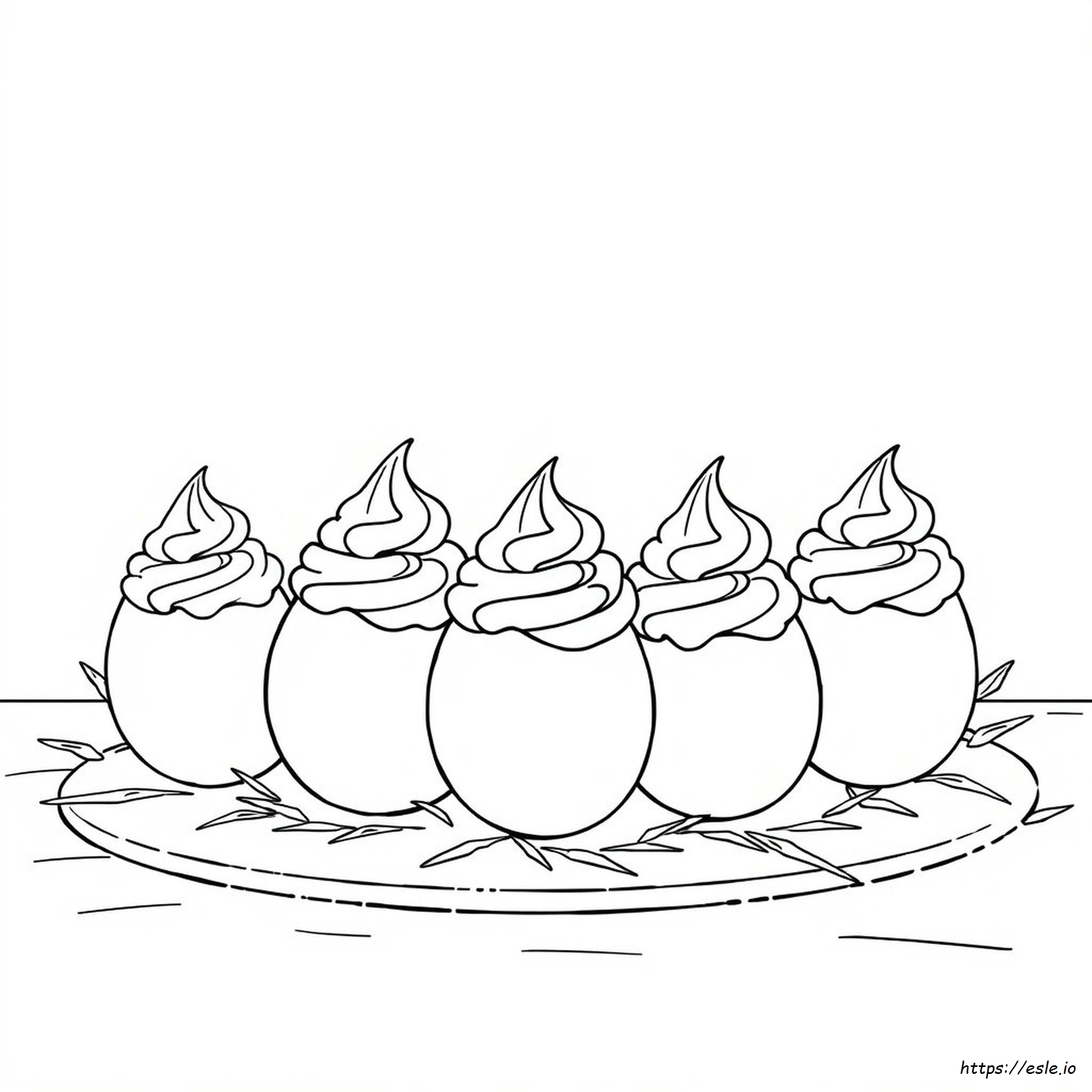 Colorare Uova Con Panna Montata