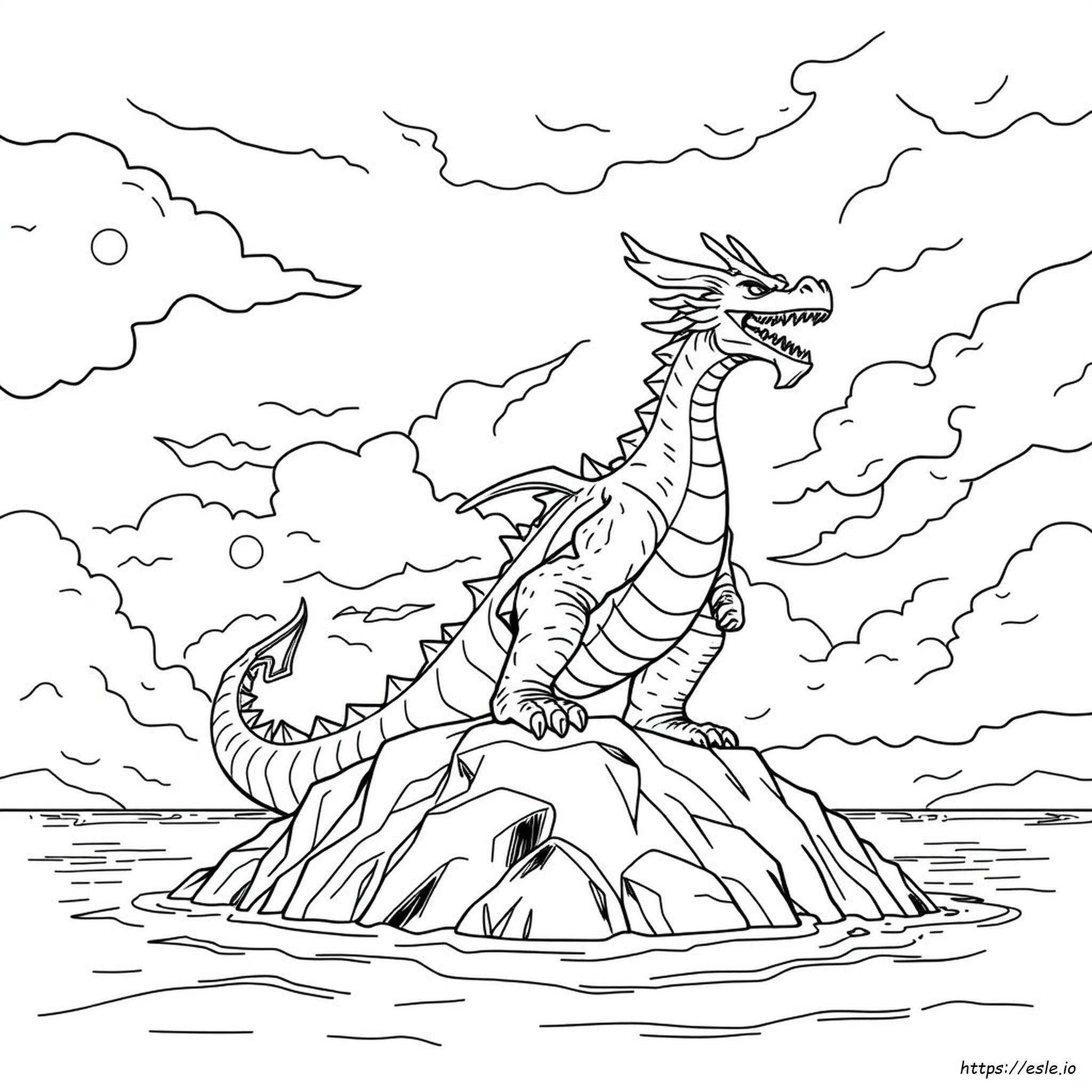 King Ghidorah Coloring Pages