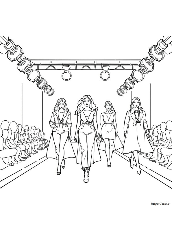 Fashion Coloring Sheets
