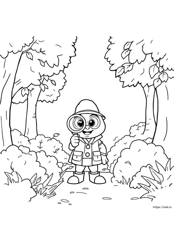 Agent Oso Gambar Mewarnai