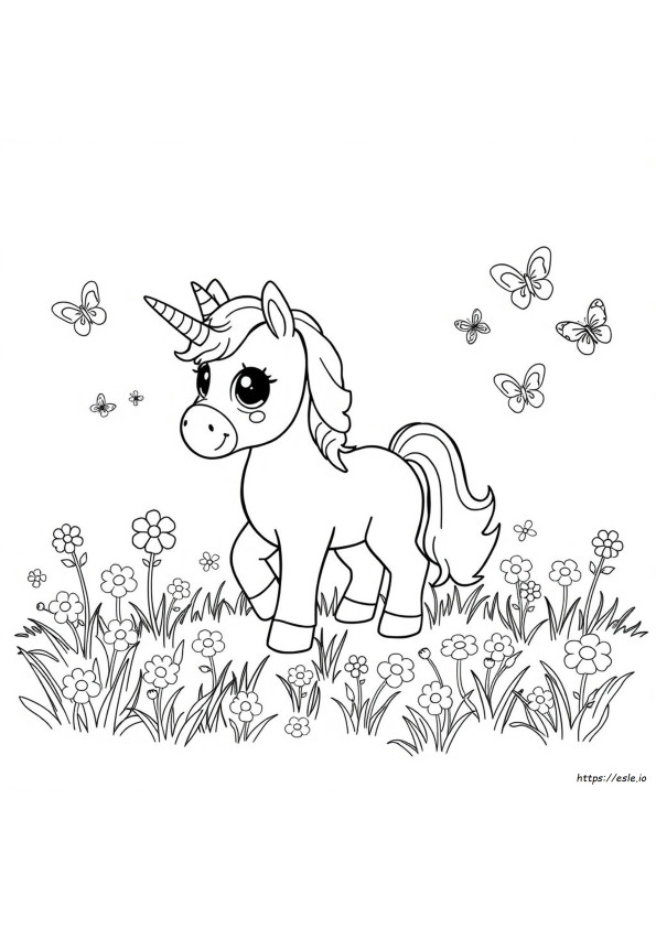 Beanie Boo Unicorn Coloring Page