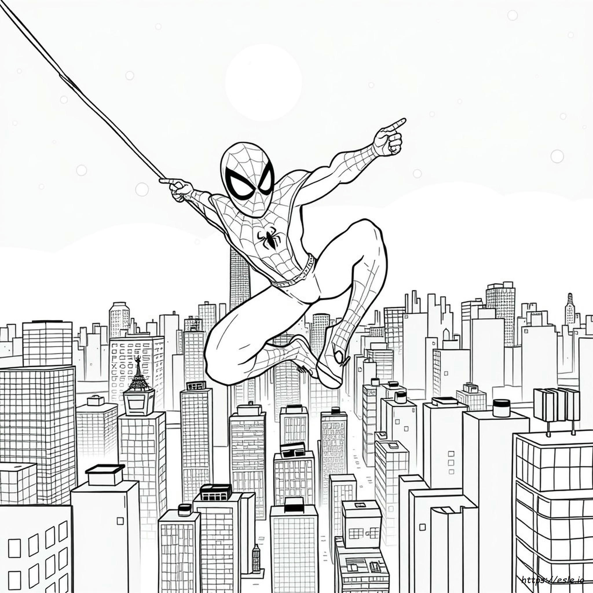 Dibujos De Spiderman Sin Camino A Casa Para Colorear