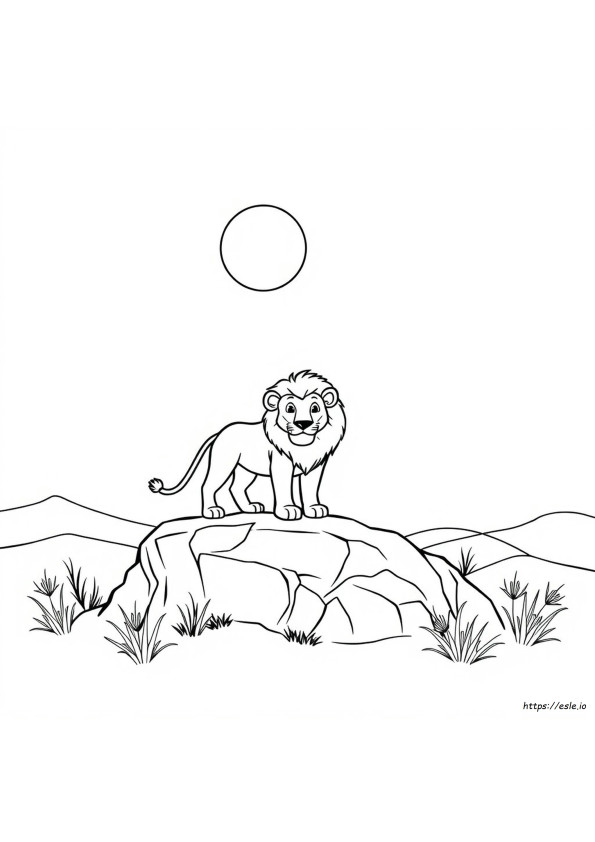 Coloriage Lion