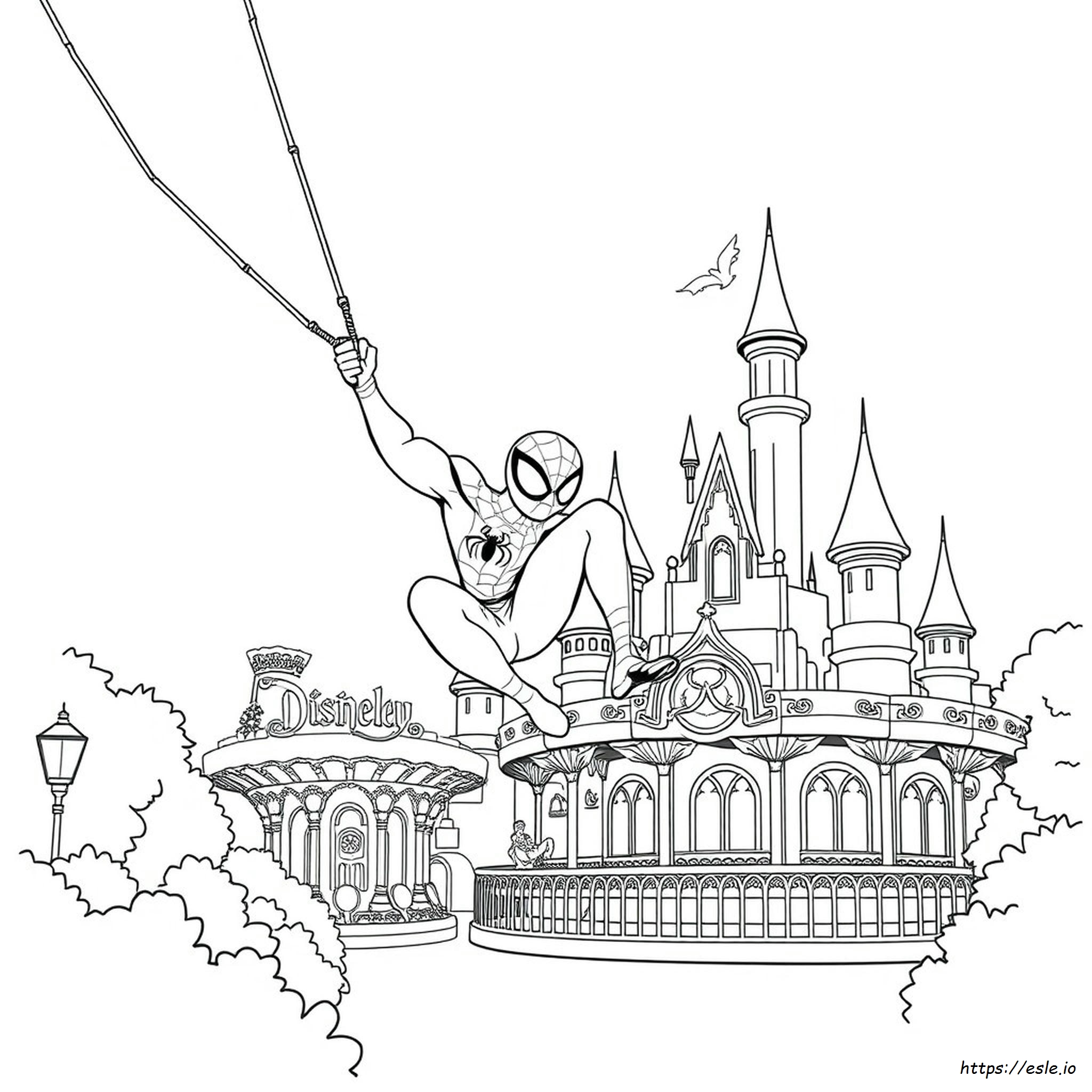 Pagina Da Colorare Di Spidey Disney