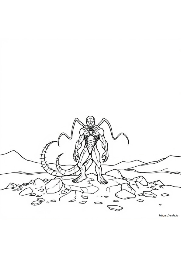 Gambar Mewarnai Carnage