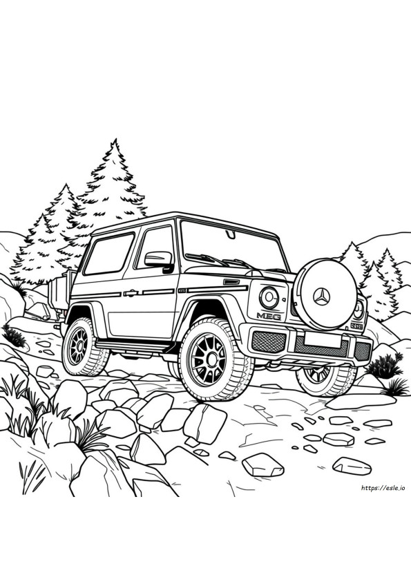 Mercedes G63 Amg G-Klasse Ausmalbilder